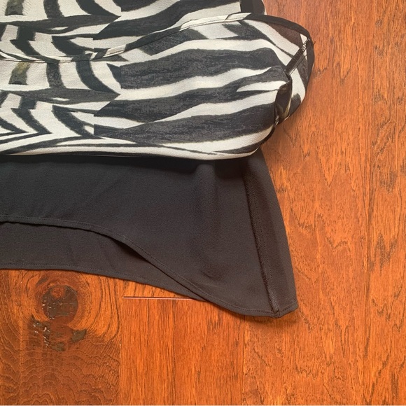 PJK Funky Animal Print Shift Top - Size S - Picture 7 of 10